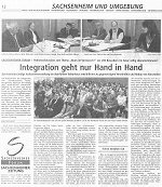 Zeitungsartikel Islam im Vormarsch?